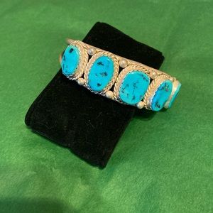 Navajo silver bracelet vintage